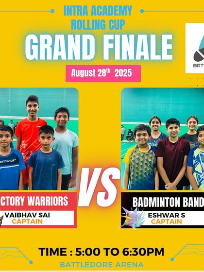 Manoj Kumar - Badminton Coaching for Kids & Youth Intra-Academy Rolling Cup photo 27