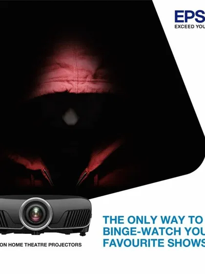 For a truly big-screen experience, nothing beats a projector. I use high-brightness, 4K home theatre projectors from brands like Epson to deliver stunning, cinematic images.