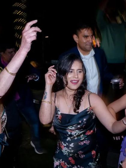 It's a wrap. The best feeling is seeing everyone dancing their hearts out at the DJ party after the sangeet performances are done.