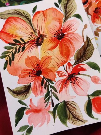 Pavna - Custom Artwork & Handmade Crafts Botanical Watercolor Paintings photo 17