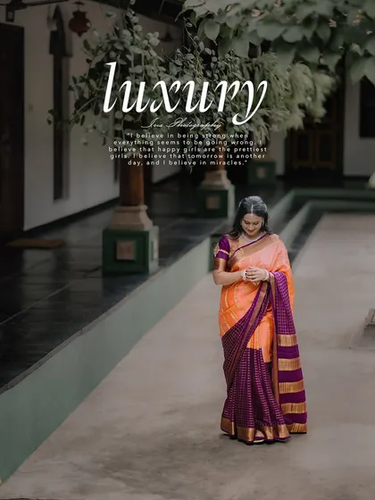 Another angle from the "luxury" series, capturing a moment of quiet reflection in the beautiful, traditional setting.