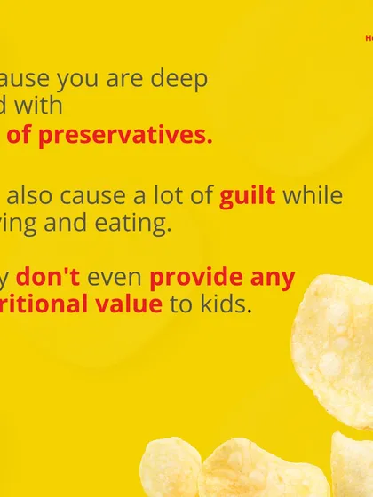 Deep fried chips often come with a lot of guilt because they provide no nutritional value. We believe in snacks that nourish, not just fill.