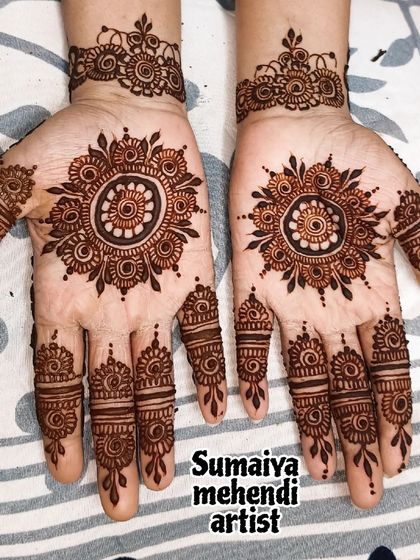 A simple and beautiful mandala design for a party.