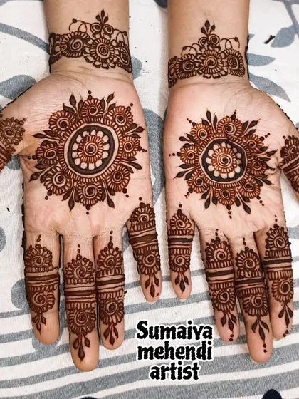 A simple and beautiful mandala design for a party.