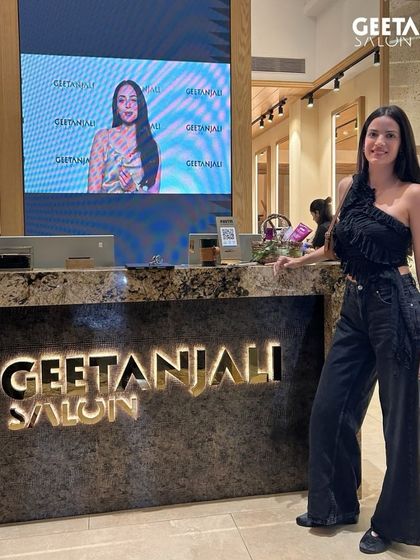 Star power meets great hair. Model and actress Nataša Stanković Pandya stopped by our Bandra salon for a signature glam session.