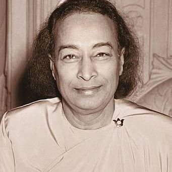 A portrait of our guru, Paramhansa Yogananda, whose teachings are the heart of every satsang. We invite you to join our services, which are often streamed live, to feel his blessings and guidance from wherever you are.