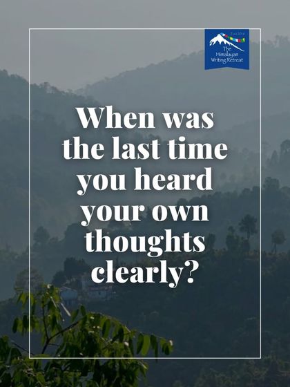 A simple but powerful question we explore at the retreat. Our guided journaling exercises are designed to help you listen to your own thoughts without judgment.
