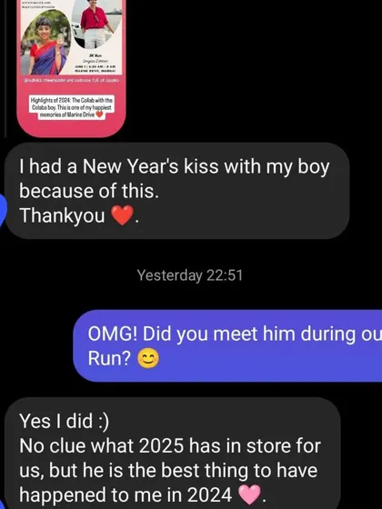 This is why I do what I do. A real message from someone who found their person at one of my events. Sometimes it’s a new friend, and sometimes, it’s the start of a love story.