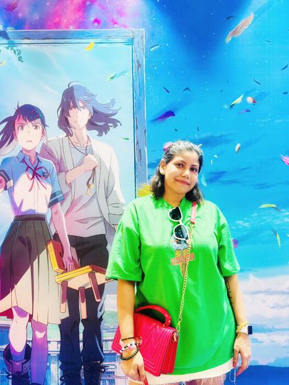 Exploring the 'Mela Mela Japan' festival. My work extends to broader Asian culture, showing my versatility in covering different types of events, here in front of an anime backdrop.