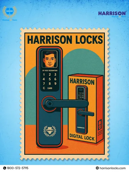 Stamped in time, sealed with trust. This vintage-style postage stamp design showcases our digital lock, proving that great security is always in style.