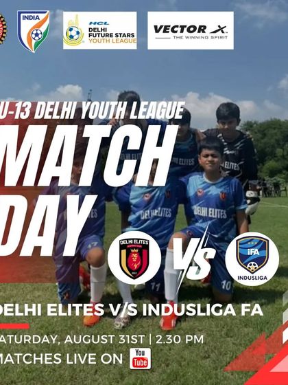 Matchday 1 for our U-13 team in the Delhi Youth League.