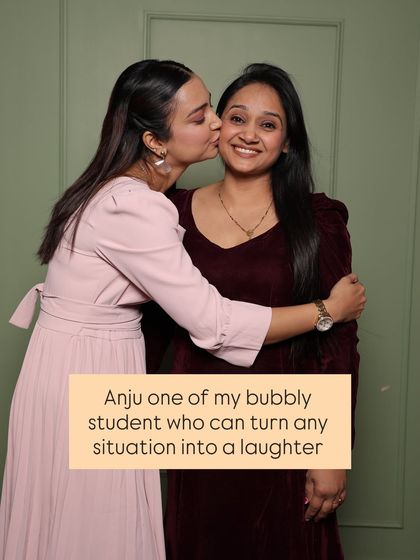 This is Anju, one of my most bubbly students who can turn any situation into laughter. Our classroom is always a fun place to be.