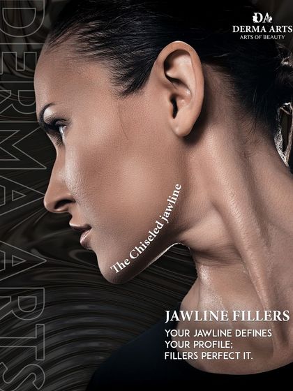 Jawline fillers are key to a chiseled profile. This graphic highlights how fillers can perfect your jawline, enhancing facial structure and creating a youthful appearance.