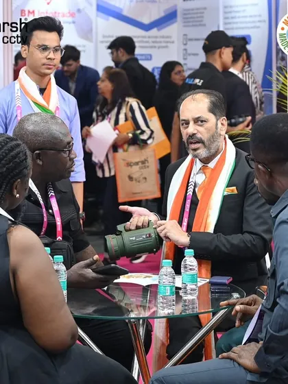 Our advanced thermal imaging and tactical surveillance equipment garnered significant interest from international delegates at IndiaSoft 2025.