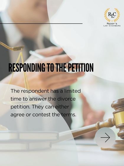 The responding spouse has a specific timeframe to answer the divorce petition. They can either agree to the terms for a mutual consent divorce or contest them, leading to a contested divorce case.