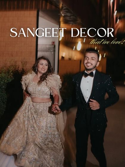 A mood board showcasing our Sangeet decor concepts, from rustic forest themes to celestial and boho magic.