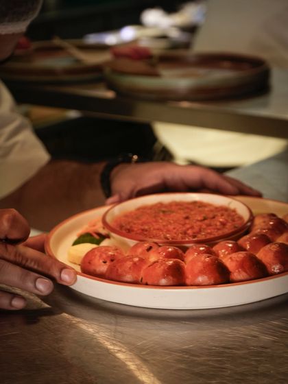 From the pass to your table. Our Pav Bhaji, hot and ready, is a dish that brings people together.