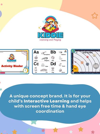 Showcasing Kiddie Learning and Playing, a unique concept brand that helps with interactive learning and hand-eye coordination.