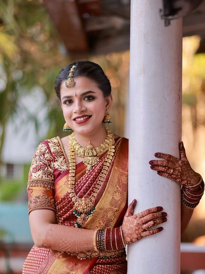 Makeover by Pragna Gangadhar - Bridal Makeup & Hair Styling Classic South Indian Bridal Looks photo 101