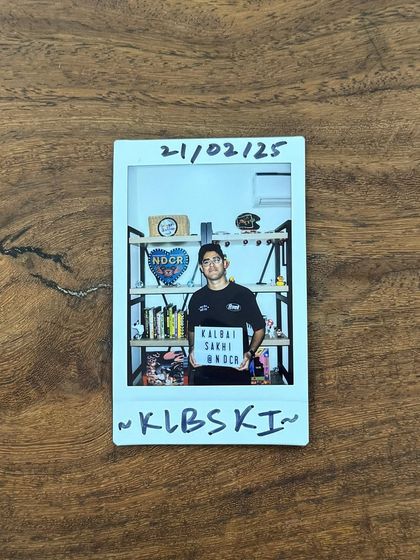 A polaroid from the studio. This is where the ideas happen. I'm always working on new tracks and collaborations.