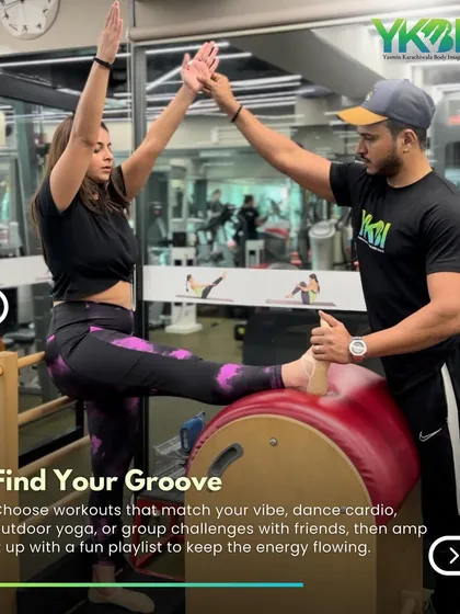 Find your groove by choosing workouts that match your vibe. Whether it's outdoor yoga or a group challenge with friends, adding a fun playlist can keep the energy flowing.