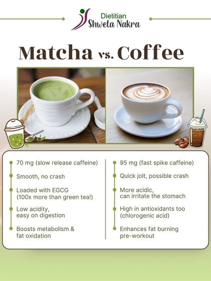 Matcha vs. Coffee: which is better for you? Matcha provides a slow, steady release of caffeine without the crash, while coffee gives a quick jolt. The right choice depends on your body and lifestyle.