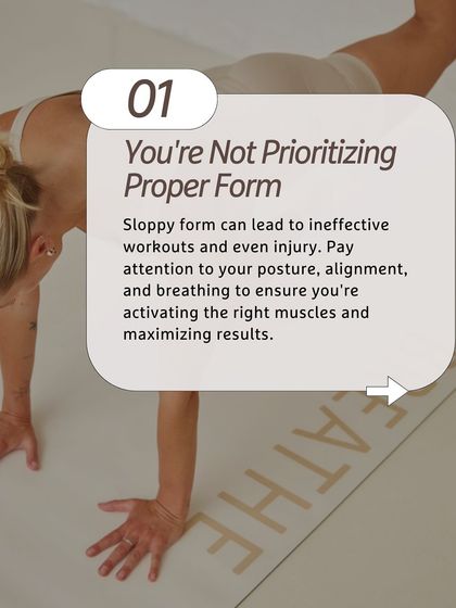 Not seeing core results? You might not be prioritizing proper form. Sloppy alignment can lead to ineffective workouts and even injury. We teach you to activate the right muscles for maximum results.