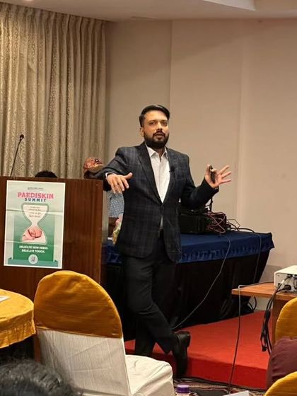 I had the opportunity to speak to pediatricians about Atopic Eczema in children. Educating first-line healthcare professionals is crucial for early and effective management of sensitive skin conditions in young patients.