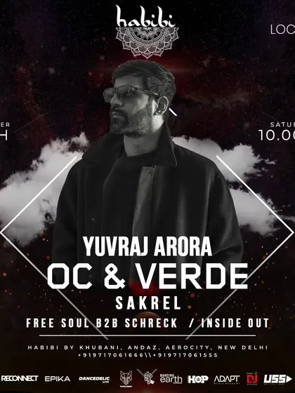 On the lineup for a big night at Habibi with international stars OC & Verde.