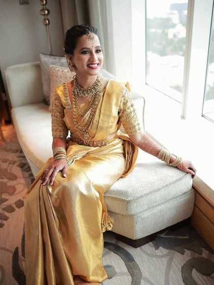 Himabindu - Bridal Makeup Classic South Indian Muhurtham Looks photo 34