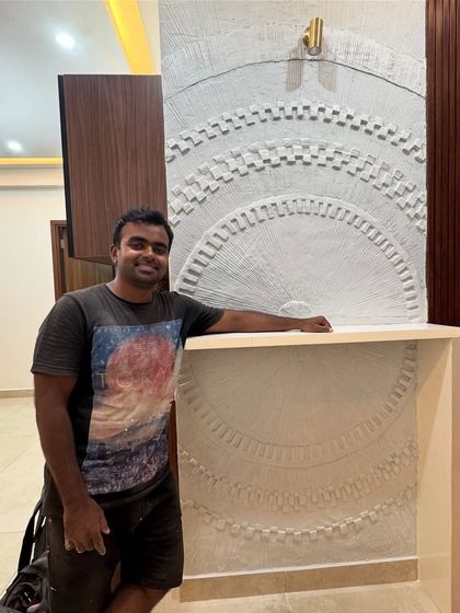 Shravan Kumar - 3D and Relief Murals Modern Textures: Granite & Abstract Finishes photo 16