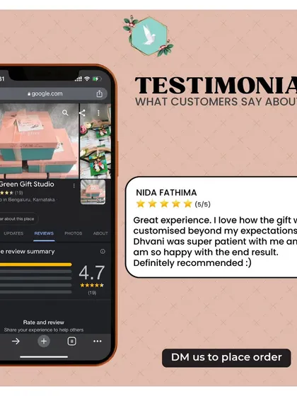 Nothing makes my heart fuller than receiving such kind words from my clients. Knowing that my customized gifts exceed expectations and that my patience and collaboration make the process joyful is the reason I do what I do. Your happiness is my biggest reward.