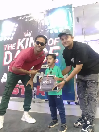 This young dancer was so happy to receive his certificate. We focus on making the competition experience positive and encouraging for all kids.