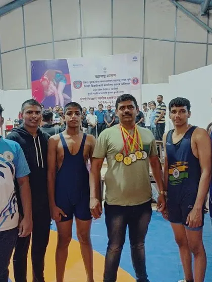 As a Vastad, nothing brings more pride than seeing my students succeed. Here I am with our young pailwans after their fantastic performance at the Mumbai Divisional School Wrestling Competition, where they brought home four gold medals and one silver.