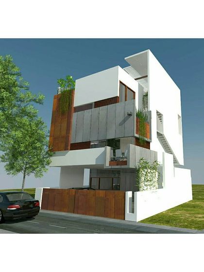 Sandesh Architects - Residential Architecture & Design Facades with Modern Geometry photo 36