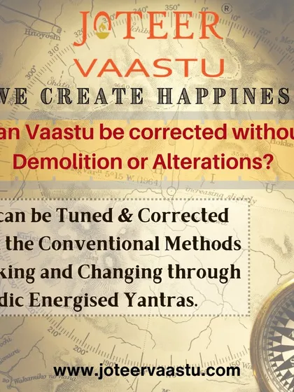 Many believe that Vaastu correction requires breaking down walls, but this is a myth. We use the ancient wisdom of Vedic science to tune and correct your space's energy through powerful, energized Yantras, ensuring your property remains completely intact.