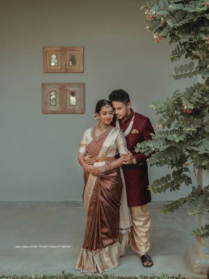 Bangalore Photographers - Pre-Wedding & Couple Photoshoots Grand Celebrations: Elegant Couple Portraits photo 28