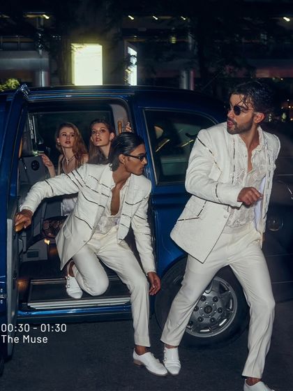 When style becomes the untold story of your dominant entrance. This image captures the energy of arrival, a moment designed for booming impact.