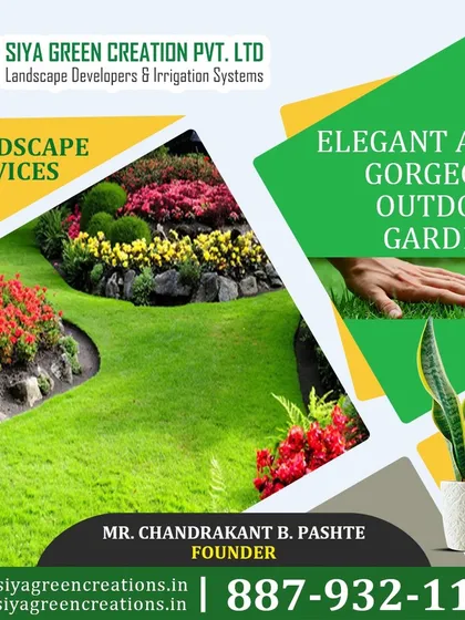 We create elegant and gorgeous outdoor gardens. Our designs combine colorful flower beds with neat, green lawns for a stunning effect.