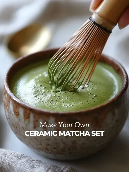 A quiet morning ritual, elevated. This hand-thrown matcha bowl and whisk holder were crafted to turn a simple daily routine into a moment of mindful beauty. This is what my pottery is all about: finding art in the everyday.