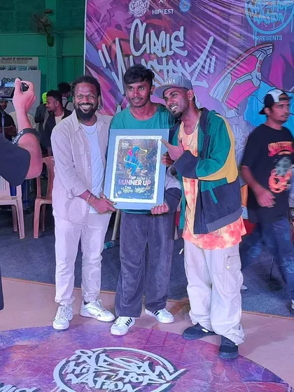 I was proud to place as a runner-up at the Indian Hip Hop Nation national qualifier. I'm always pushing myself to grow as a dancer, and I bring that same mindset to my students.
