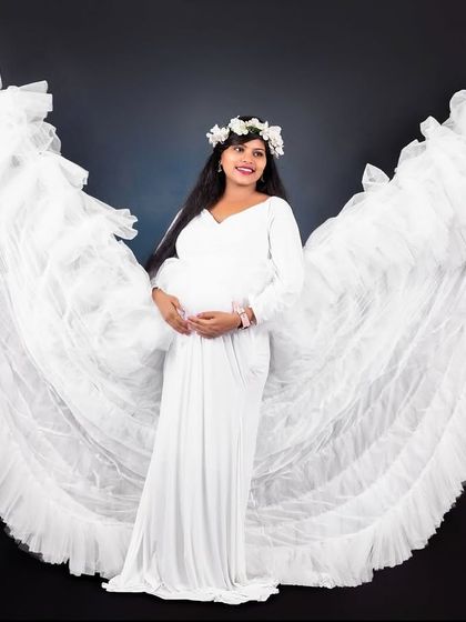 Dee Yashaswini - Occasion Wear Rentals Maternity Photoshoot Outfits photo 58
