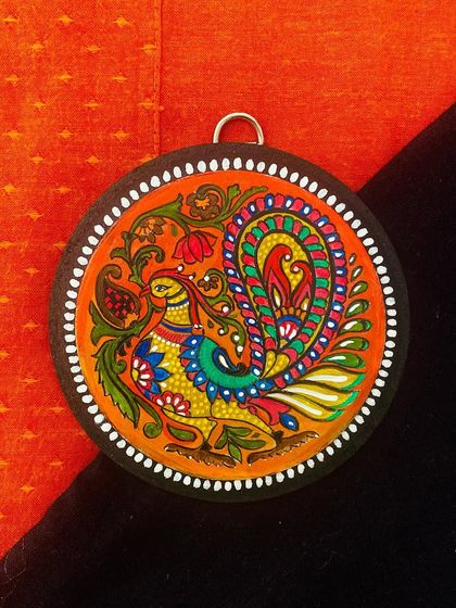 Greengold - Indian Artisan Home Decor Stories on Wood: Mythological & Folk Art Plates photo 23