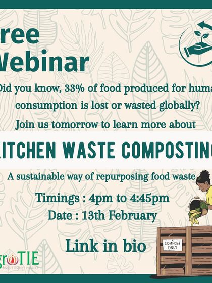 Did you know 33% of food is wasted globally? Join our free webinar on kitchen waste composting to learn a sustainable way of repurposing food waste.