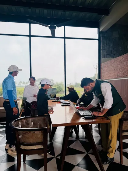 The registration desk at one of our junior tournaments. From the moment they arrive, we create a professional and organized event experience.