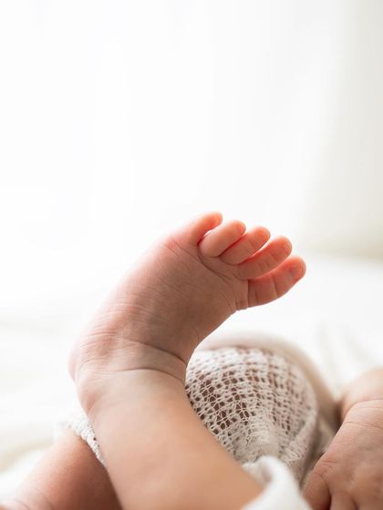 A single, perfect little foot. Sometimes the simplest shots are the most beautiful.