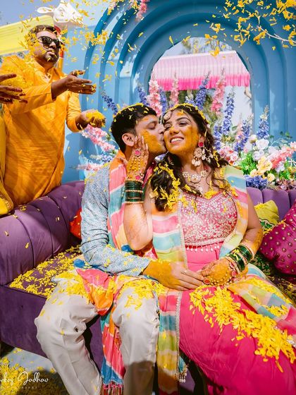 Vibrant Haldi Celebrations photo 16