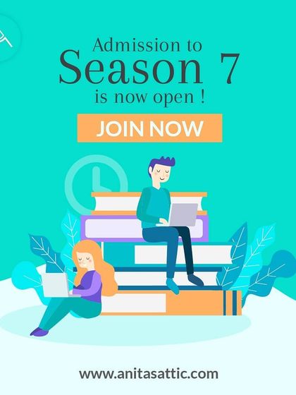 The call for writers for Season 7. If you love writing but are trying to find your voice, the Attic is the place to begin.