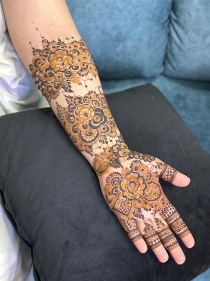 Another view of the same floral design.