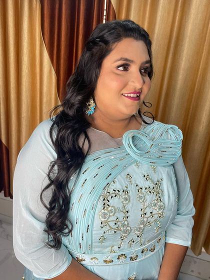 More angles and moments from our glamorous Sangeet, Cocktail, and Engagement looks.